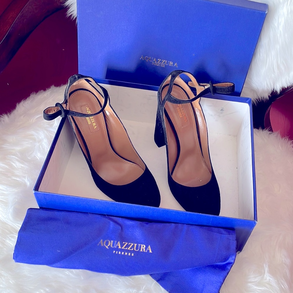 BNWT 100% AUTHENTIG AQUAZZURA PLATFORM SHOES, SIZE 38.5